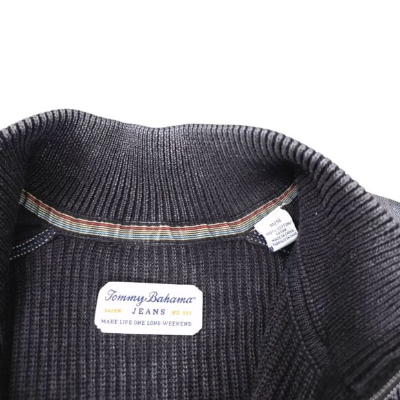 TOMMY BAHAMA JEANS 1/4 ZIP COTTON SWEATER - Picture 4 of 6